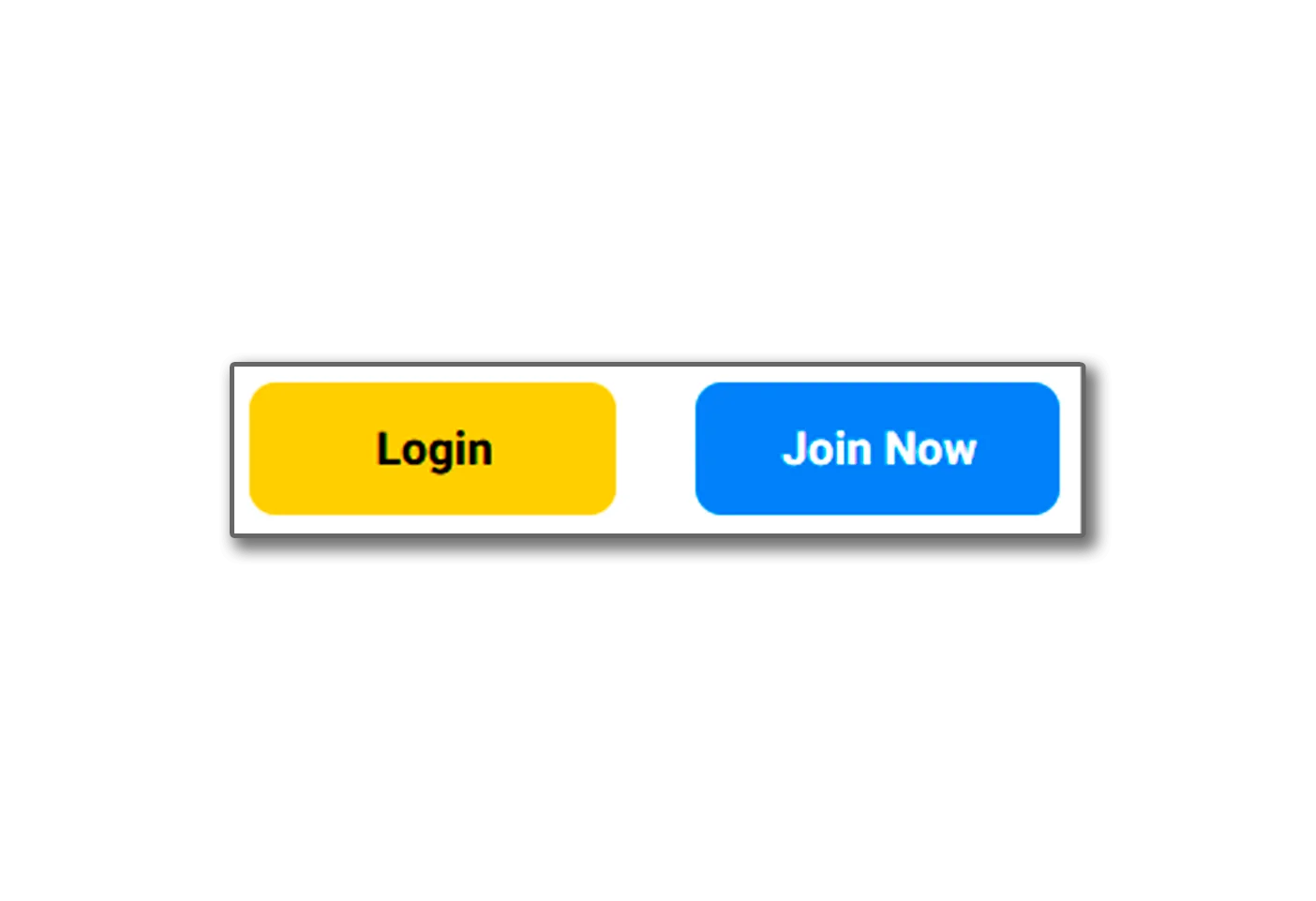 Login and registration button