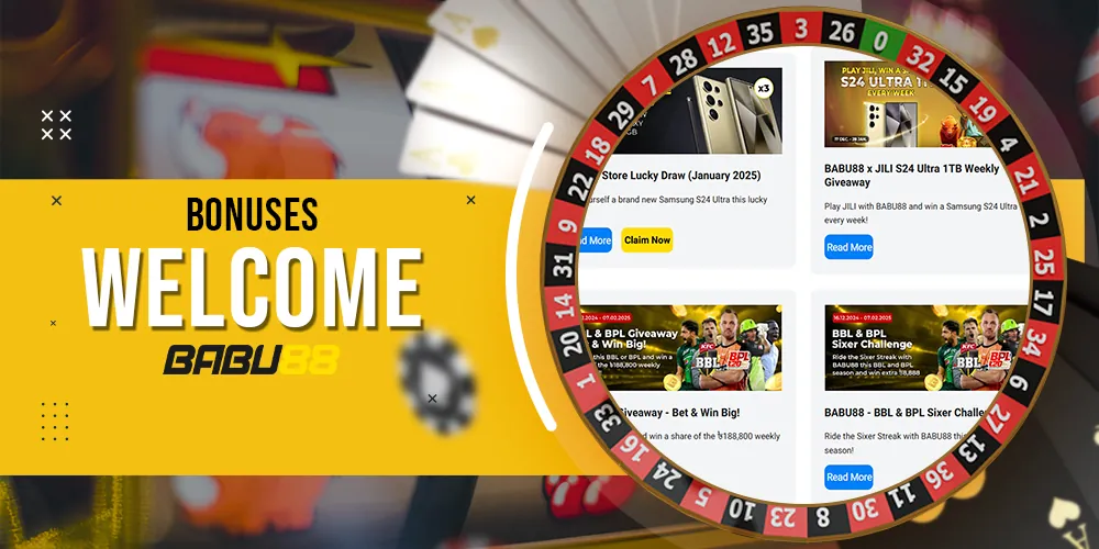 Welcome bonus for registering an account